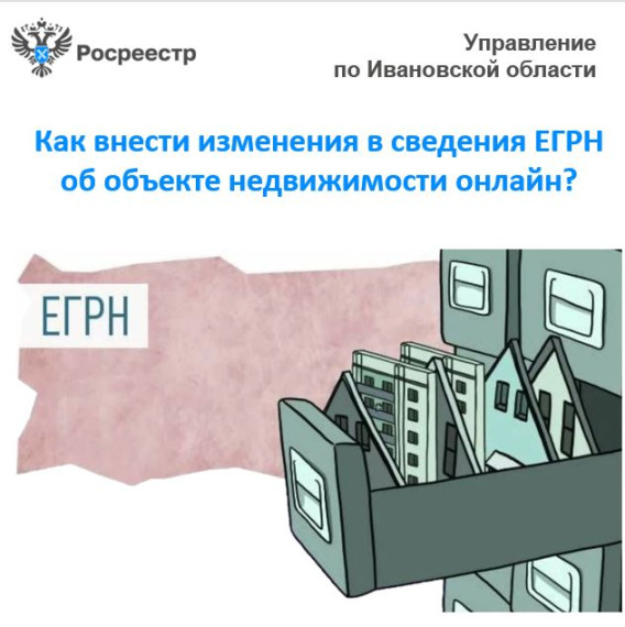 Вопрос: Как внести изменения в сведения ЕГРН об объекте недвижимости онлайн?. Вопрос: Как внести изменения в сведения ЕГРН об объекте недвижимости онлайн?.